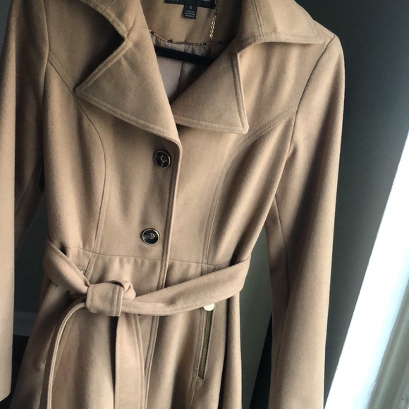 Camel Wool Coat - Picture 5 of 9